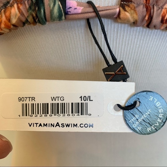 Vitamin A white ginger Talia bikini top - Picture 6 of 6